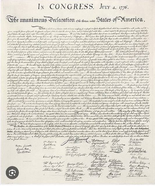 1776 US Declaration